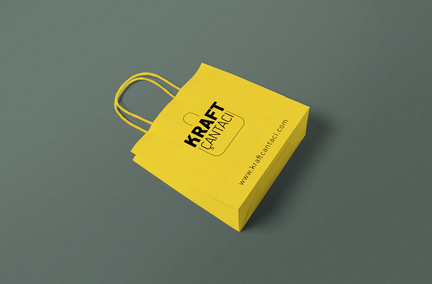 sari kraft çanta